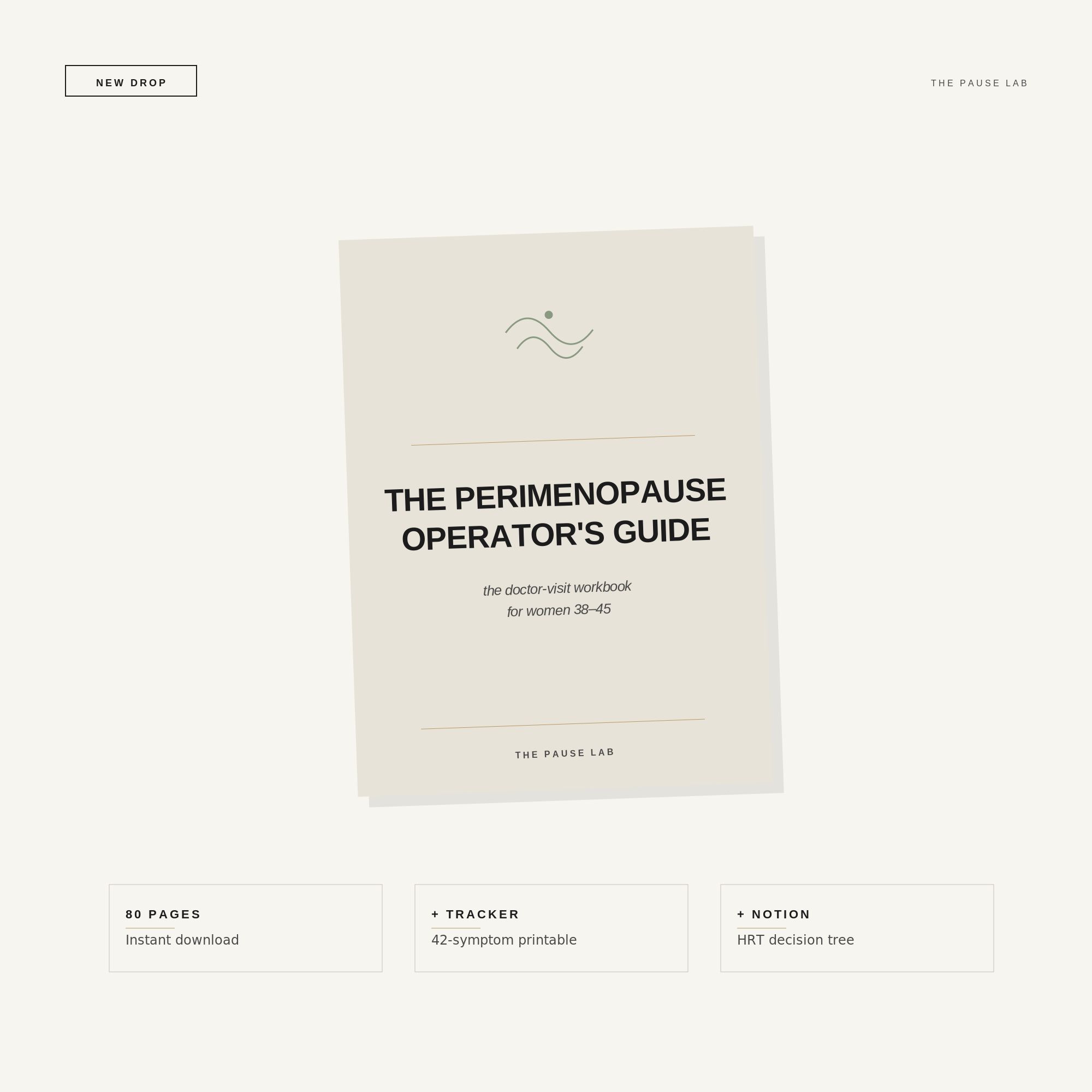 The Perimenopause Operator's Guide — Pro — cover